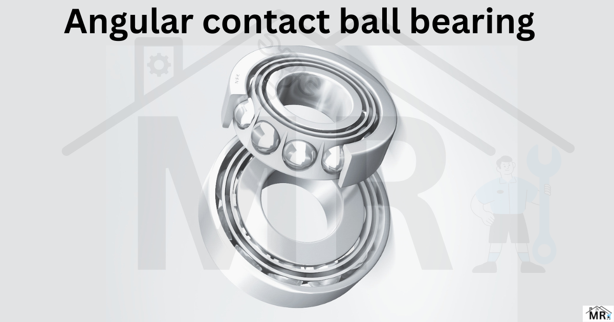 Angular contact ball bearing single row