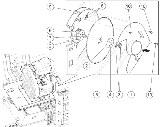 Blade Replacement Of automatic Cutting Machine