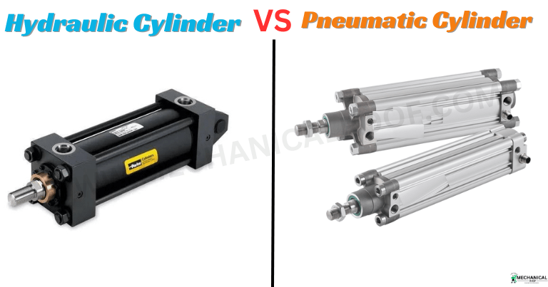 Different between Hydraulic Cylinder VS Pneumatic Cylinder