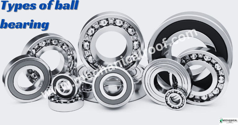 Types of ball bearing