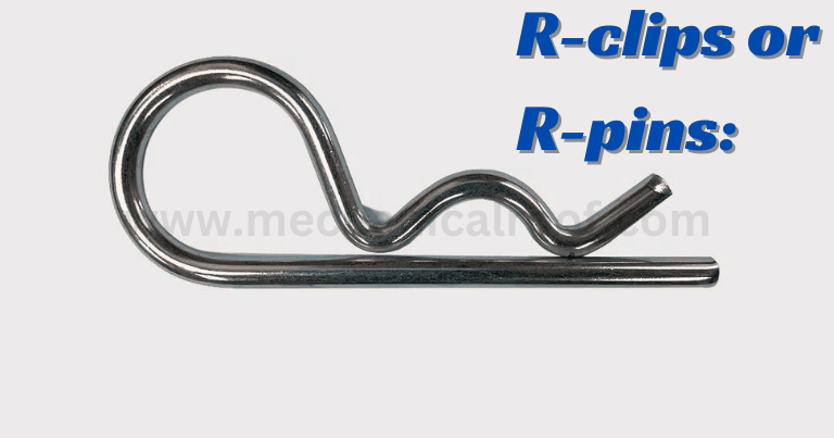 R-clips or R-pins: