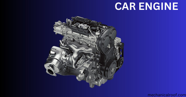 Basic Parts Of The Car Engine With Diagram